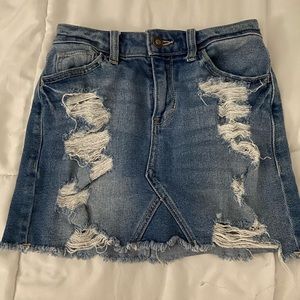 Hollister Jean skirt